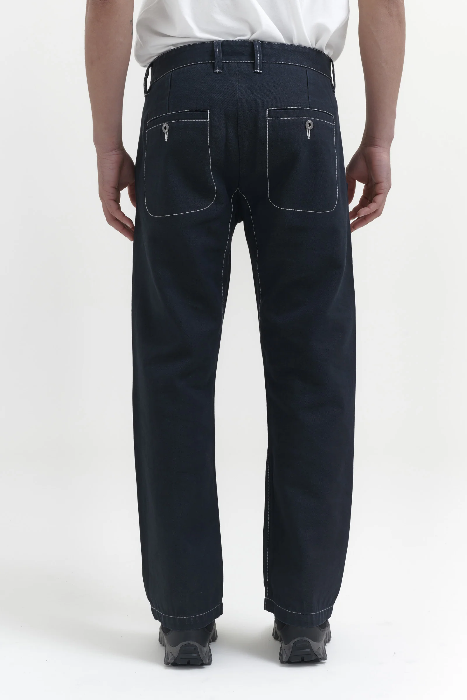 GRAPHITO PLEATED WORKER CHINO - Image 4